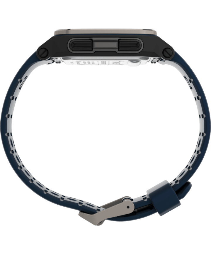 Command Urban™ 47mm Silicone Strap Watch Black/Blue large