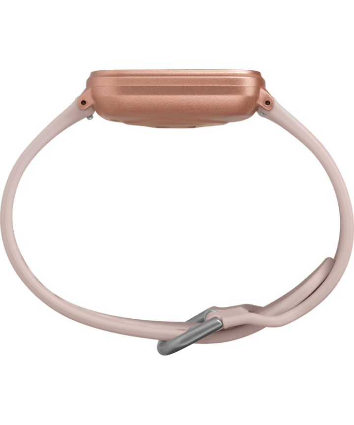 iConnect® by Timex Active 37mm Resin Strap Smartwatch Gold-Tone/Pink large