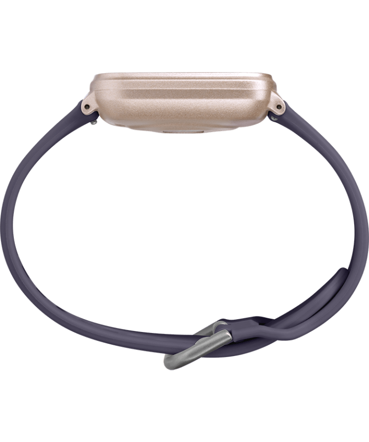 iConnect® by Timex Active 37mm Resin Strap Smartwatch Rose-Gold-Tone/Purple large