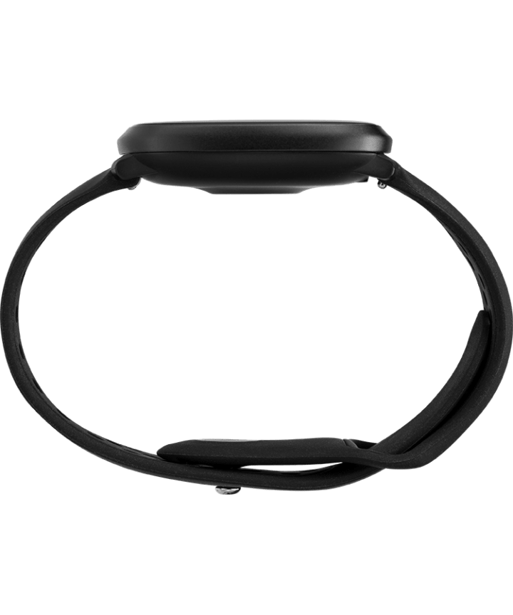 iConnect® by Timex Premium Active 36mm Silicone Strap Smartwatch Black large
