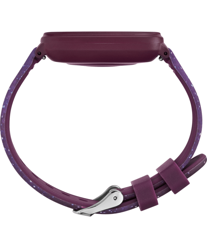 iConnect® by Timex Kids Active 37mm Resin Strap Smartwatch Purple large