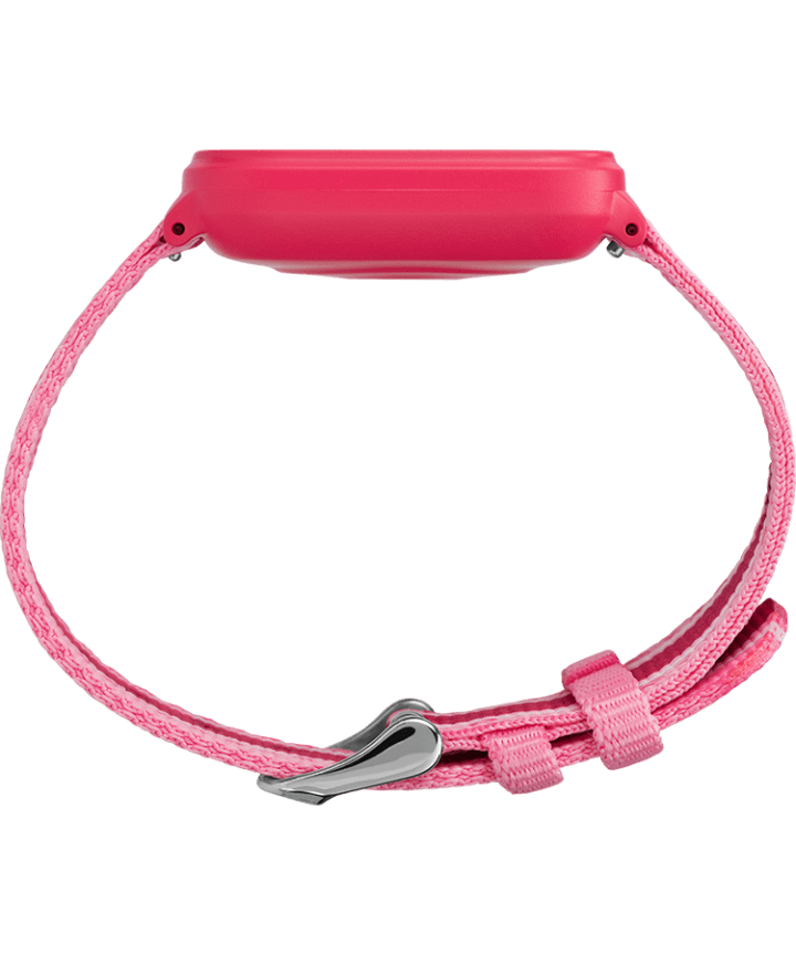 iConnect® by Timex Kids Active 37mm Fabric Strap Smartwatch Rose-Gold-Tone/Red large