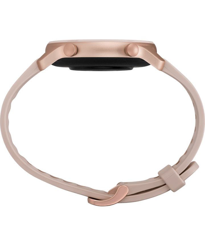 Timex Metropolitan R 42mm Silicone Strap Watch Rose-Gold-Tone/Pink large