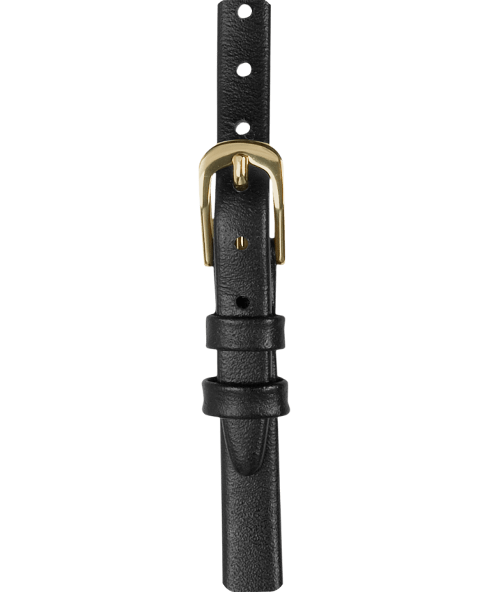 Grand bracelet en cuir noir 9 mm