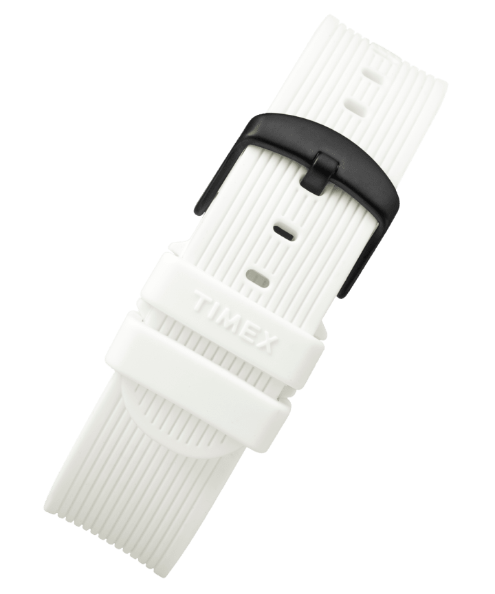 Silikonowy pasek 20 mm White large