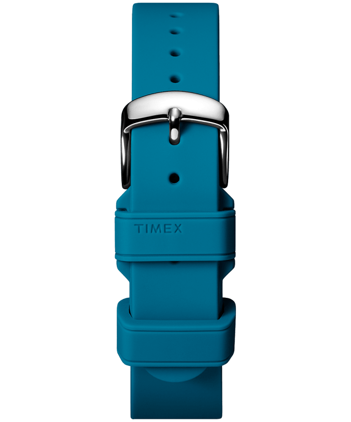 Zweiteiliges Silikonarmband, 18 mm Blue large