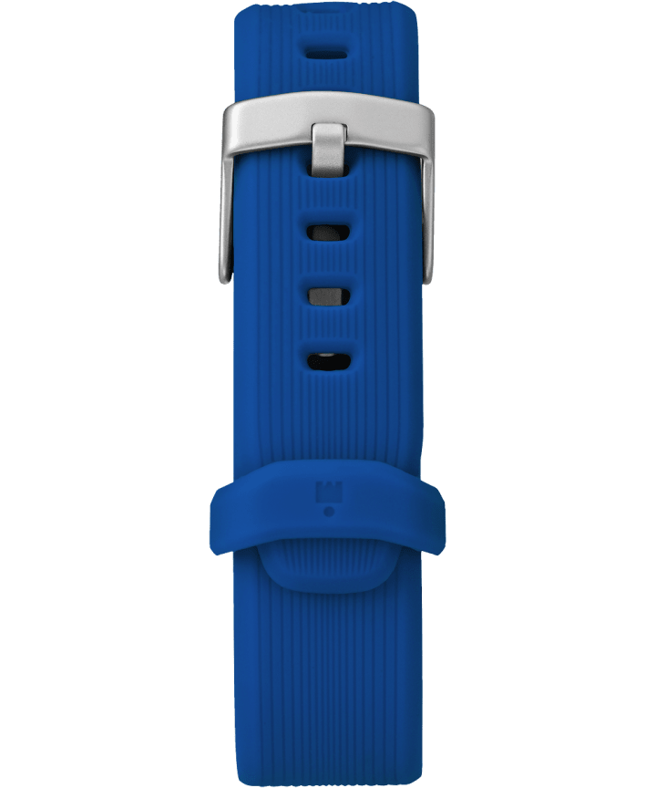 21mm Silicone Strap Blue large
