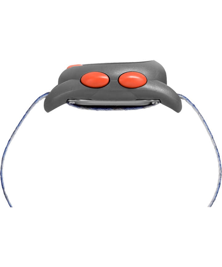 Kids Digital 34mm Fabric Strap Watch Gray/Red large