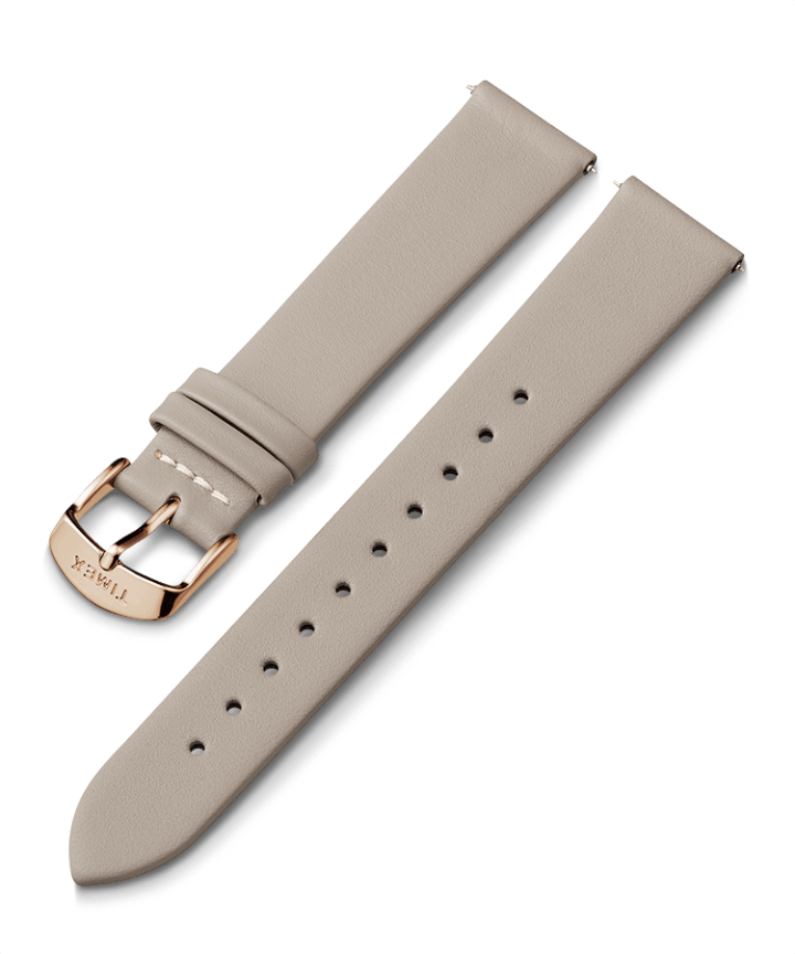 20mm Leather Strap Szary large