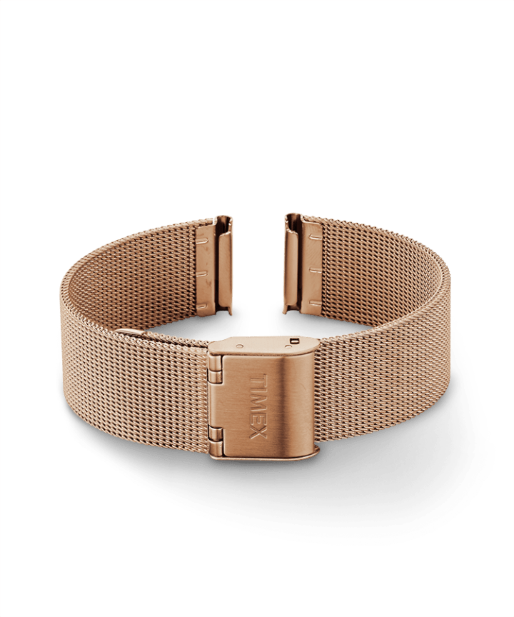 16mm Mesh Band Rose-Gold-Tone large