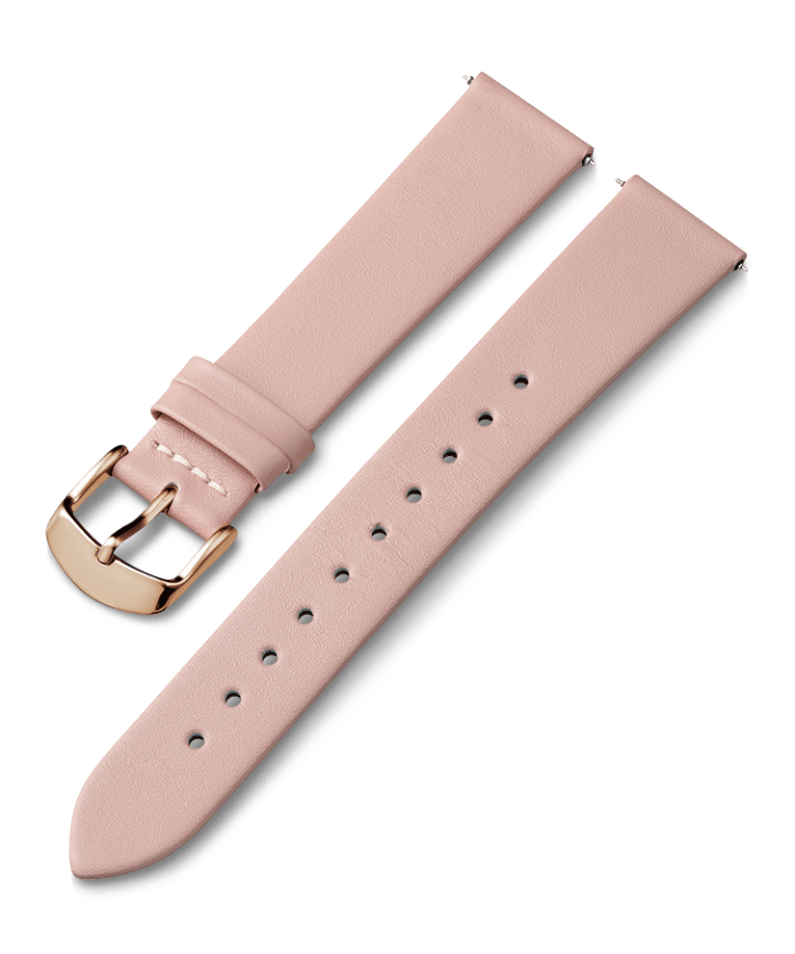 18mm Leather Strap Różowy large