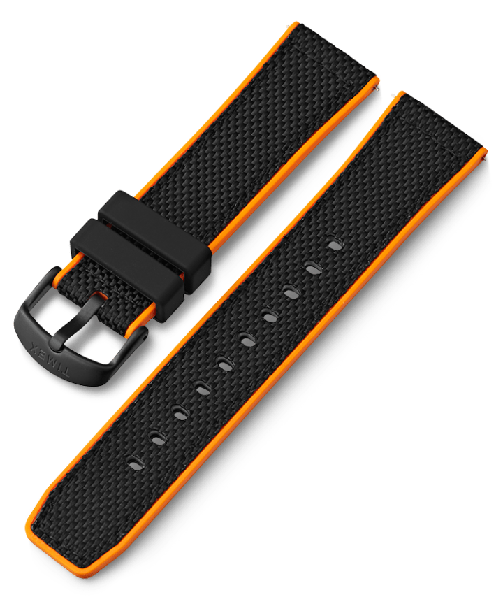 22mm Quick Release Silicone Strap Czarny large