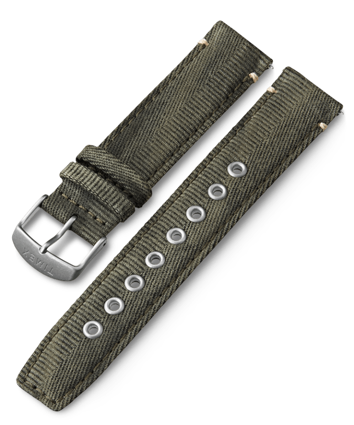 20mm Quick Release Fabric Strap Zielony large