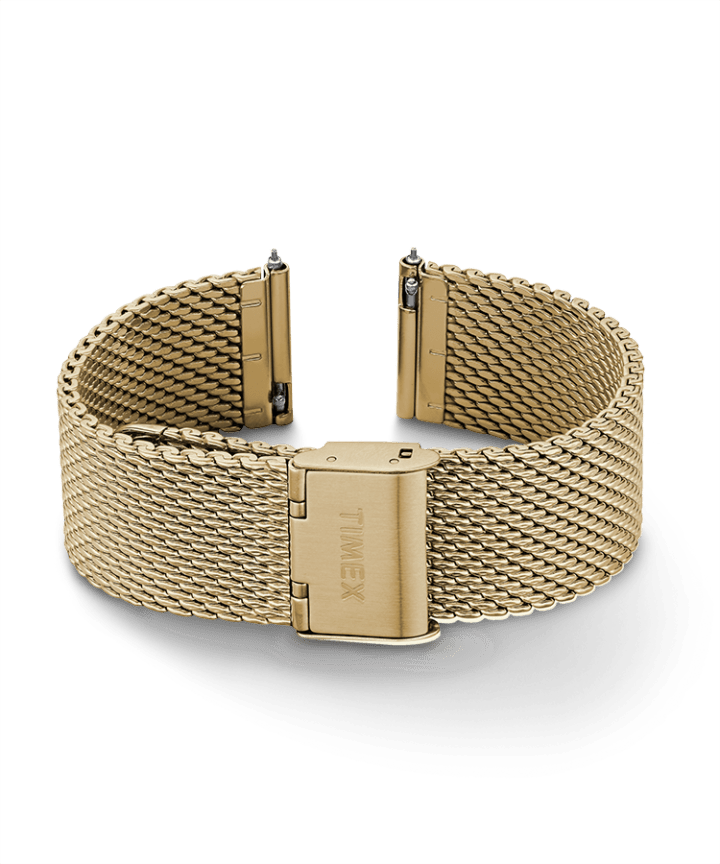 20mm Quick Release Mesh Band Gold-Tone large