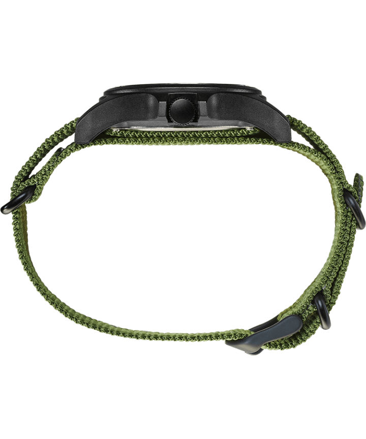 Timex x Brain Dead 40mm Fabric Strap Watch Black/Green large