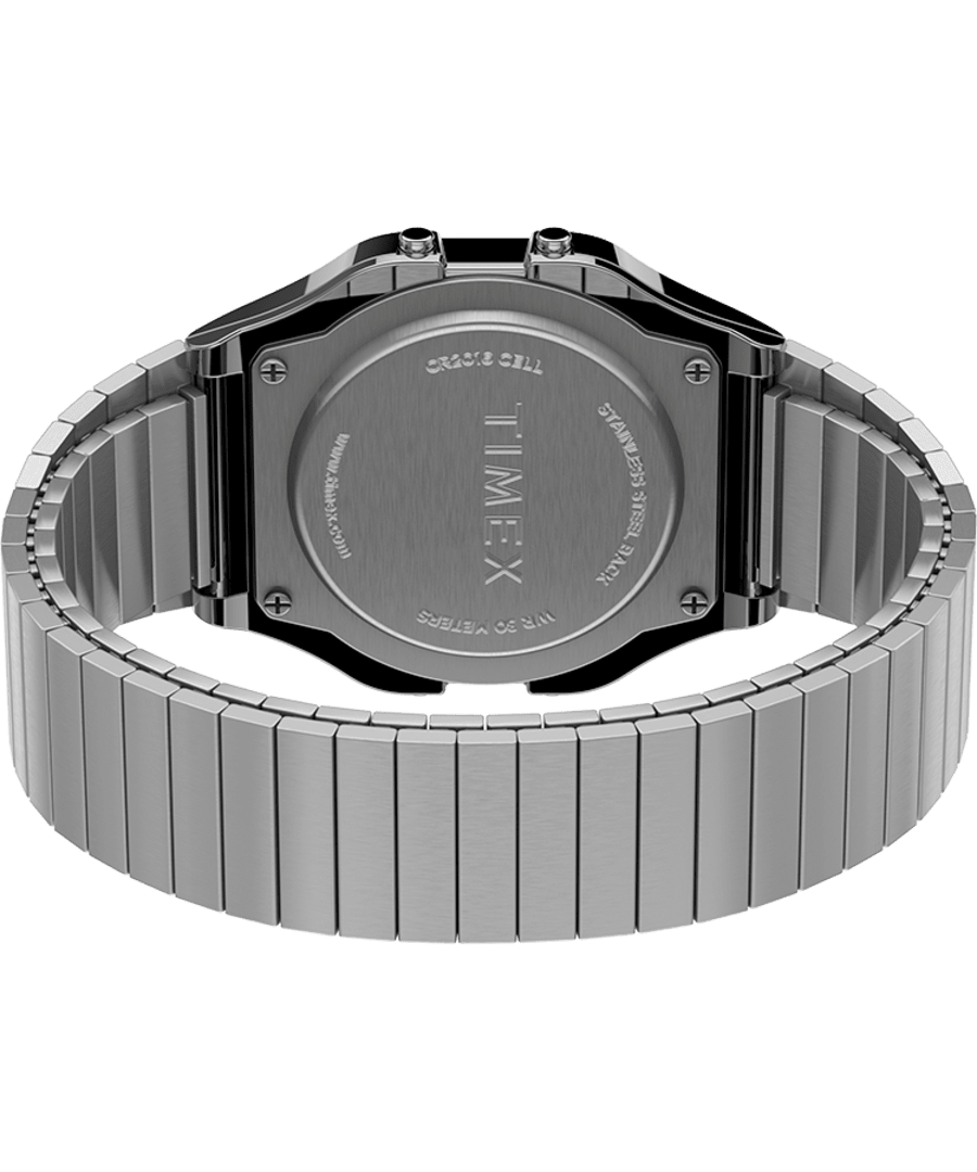 Timex T80 34mm Stainless Steel Expansion Band Watch - Timex US Timex Stainless Steel Expansion Band